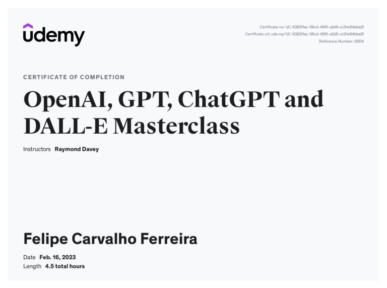 International ChatGPT Certification