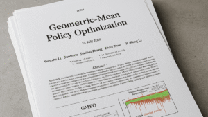 Geometric-Mean Policy Optimization capa paper review by FelipeCFerreira