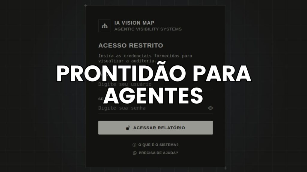 AI Vision Map by felipecferreira prontidão para agentes