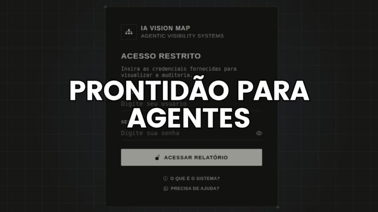AI Vision Map by felipecferreira prontidão para agentes